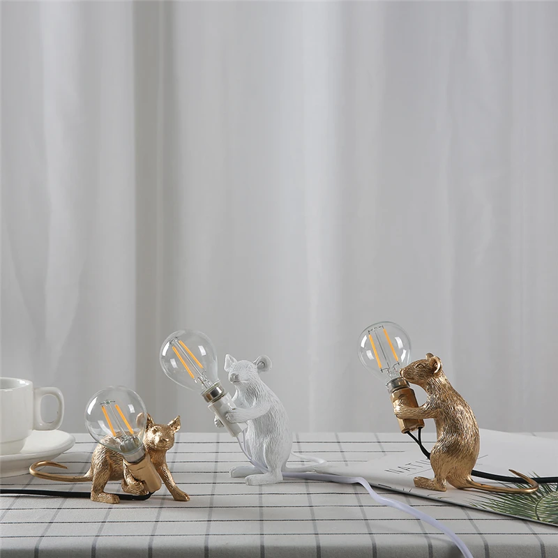 Продажа Современная светодиодная лампа в виде лампы из смолы, настольные лампы в скандинавском стиле для детской комнаты, домашний декор, светодиод...