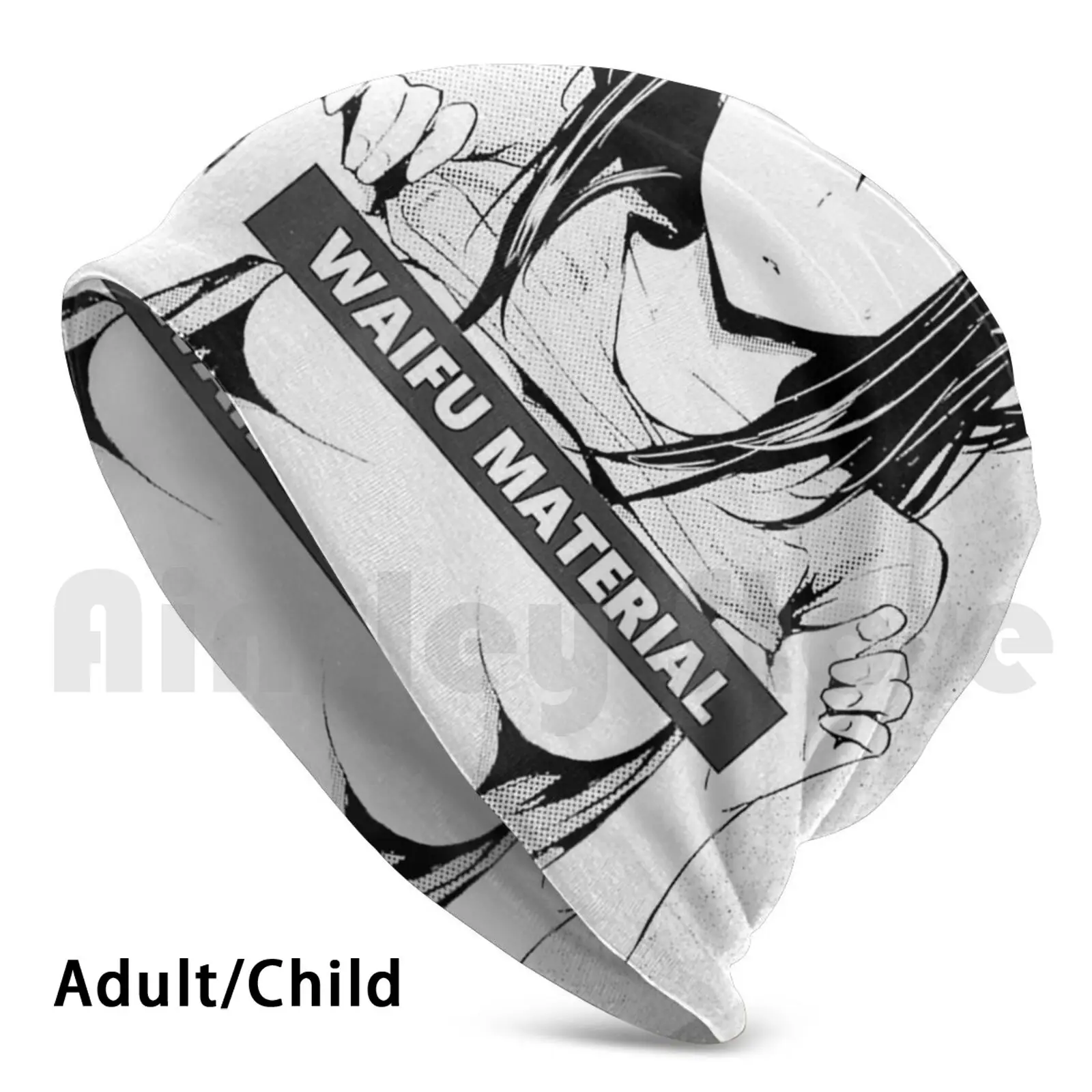 

Waifu Material Hentai Manga Beanie Hedging Cap DIY Print Cushion Ecchi Hentai Manga Anime Anime Girl Konosuba Ecchi Anime