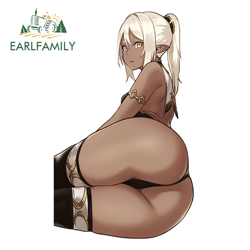 EARLFAMILY 13 см забавная Автомобильная наклейка Houtengeki оригинальный персонаж для сексуальной девушки виниловая Автомобильная наклейка для мото тюнинга автомобильный Стайлинг