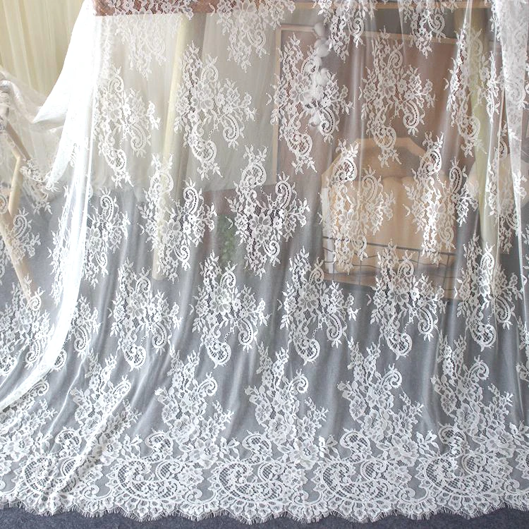 

Кружевная ткань Шантильи для изготовления платьев, 2021