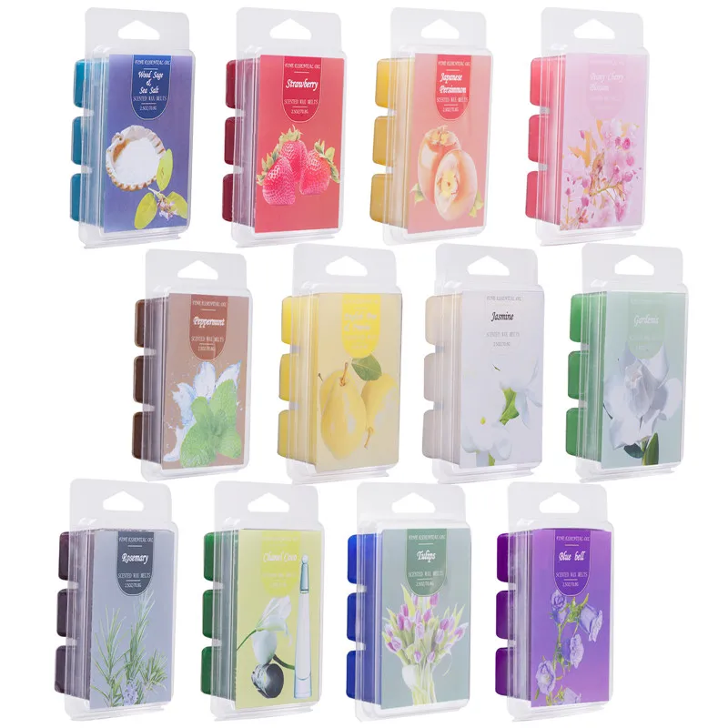 Ароматический воск расплавляет для ароматерапии ароматический соевый 6 разных