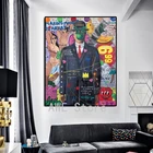 Уличная Сексуальная Женская Картина граффити на холсте Плакаты для джентльменов и портретная картина настенное искусство для гостиной украшение для дома