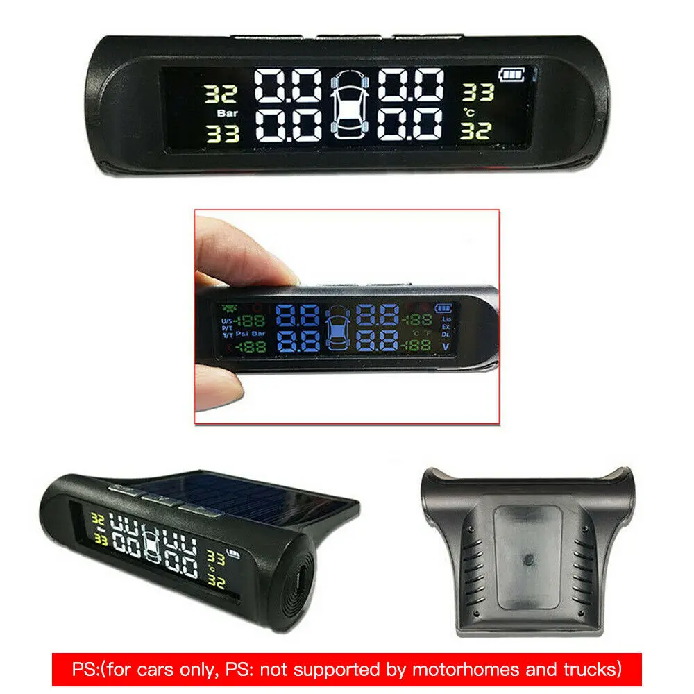 Система контроля давления в шинах TPMS беспроводная автомобильная USB-система с