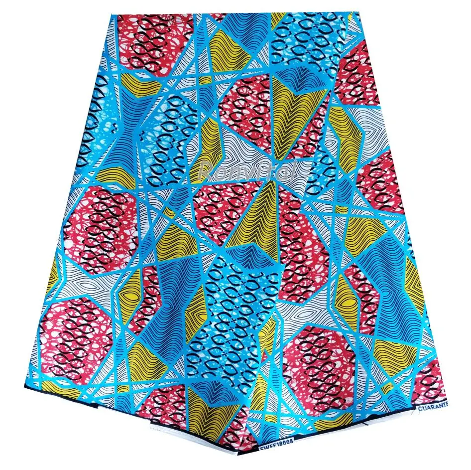 Женское платье DIY ткань воск RONVITAL Высокое качество 100% хлопок Материал ткани 6