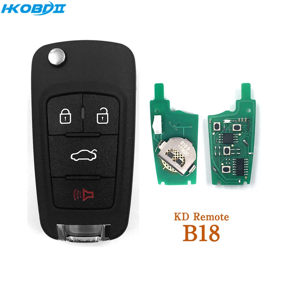 Оригинальные Пульты ДУ HKOBDII KEYDIY серии KD B18 B для KD900/MINI KD/URG200 ключевой программатор