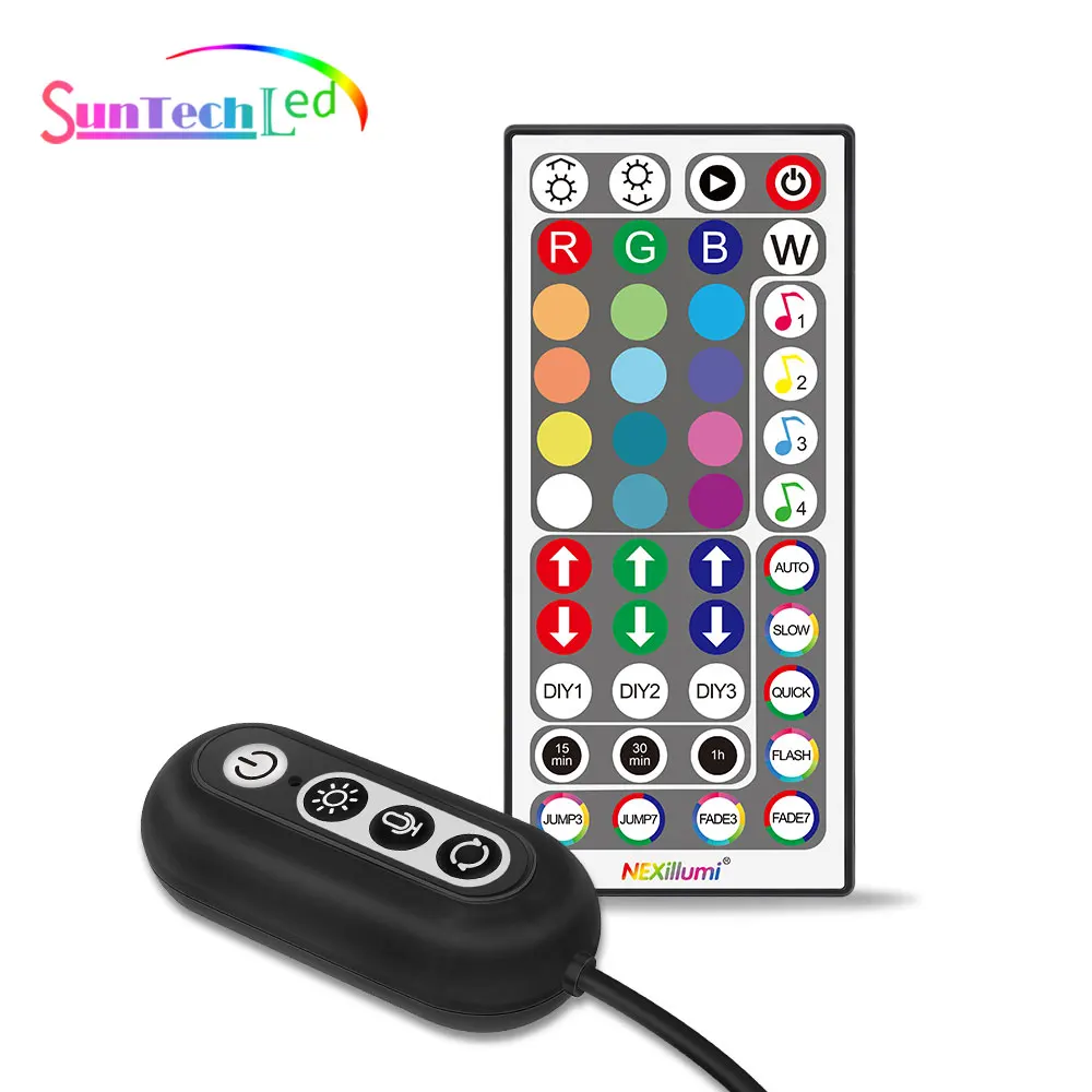 Suntech 44-клавишный пульт RGB ИК-пульт дистанционного управления музыка управление