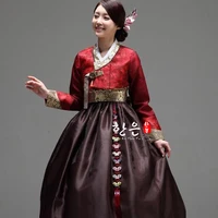 womens korean hanbok dress costume ethnic dance traditional long sleeve cosplay tailored free shipping embroidery