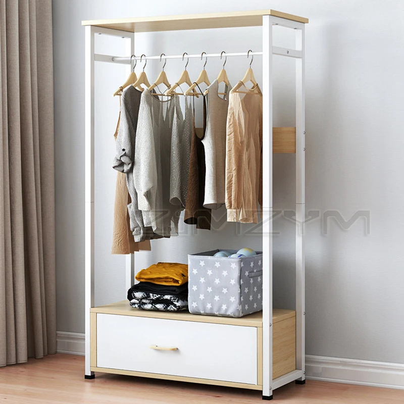 

Solid Wood Bedroom Clothes hat rack 60cm household Clothes Hanging Bag Nordic style Coat Rack Hanging Bag Storage Hanging