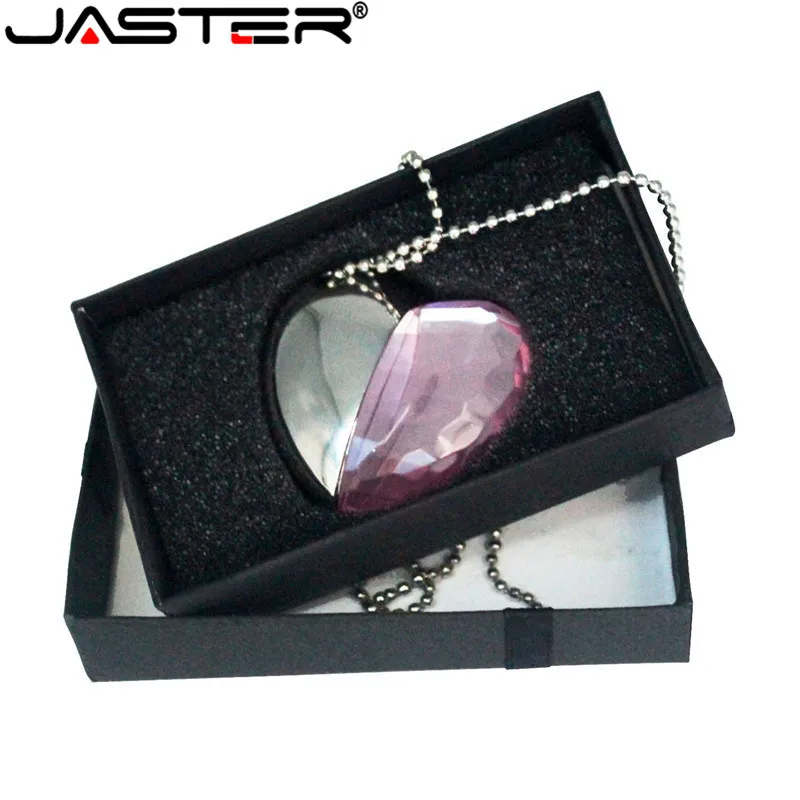 Корабль USB 2 0 с украшением в виде кристаллов любящее сердце подарочной коробкой