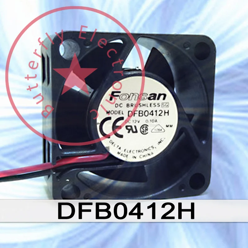 

Совершенно новый DFB0412H 12 В 0.10A 4 см 4020 2 провода шариковый охлаждающий вентилятор охлаждения