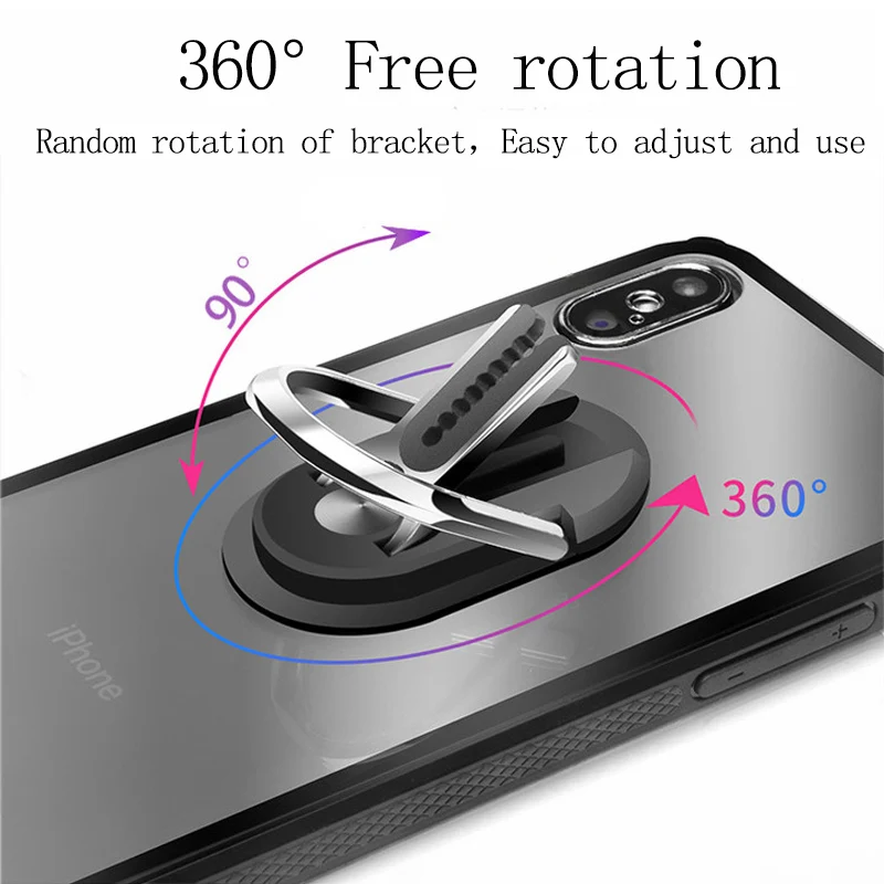 Складной держатель телефона с кольцом на палец вентиляционное отверстие для