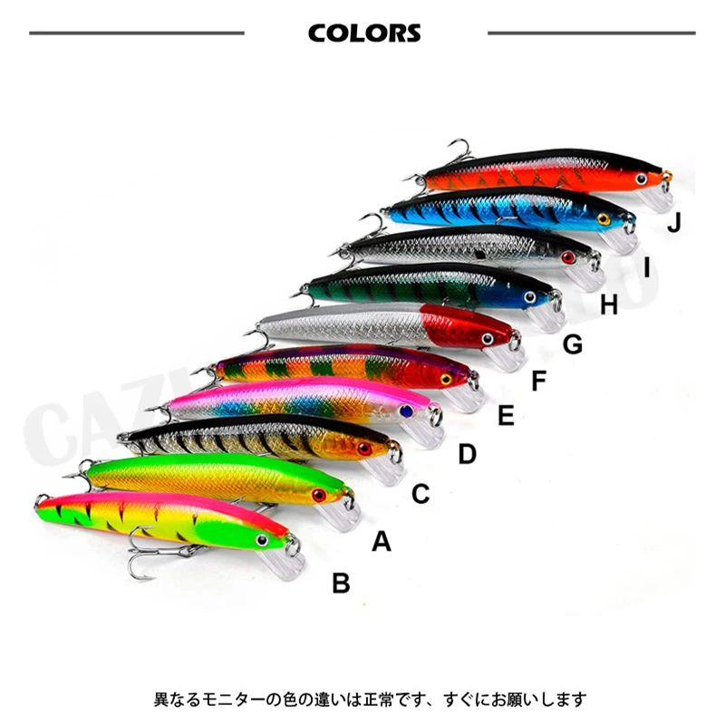 Minnow Fishing Lure Accesorios Weights 8.5g 95mm Floating Artificial Baits De Pesca Articulos Wobblers Trolling Pike Fish Leurre | Спорт и
