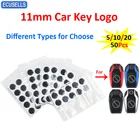 5102050 шт.лот 11 мм эпоксидная смола кристалл логотип эмблема наклейка значок для CF400 CF500 TK800 LCD смарт-ключ оболочка для BMWBenzAudi