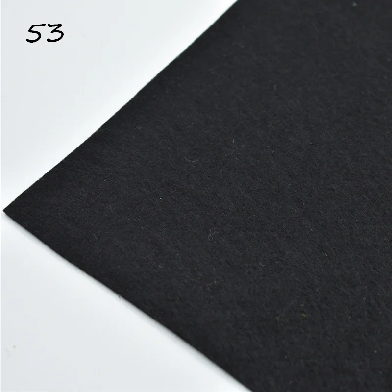 Felt 53 1 шт., ручная работа, фетровые цветы, ручная работа, для кукол, для валяния, шерсть 30/15 см, 60 цветов - Цвет: Felt 53