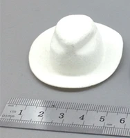 16 scale hat white brown gentle man topper for 12 action figure male action figure body figure scence accessory