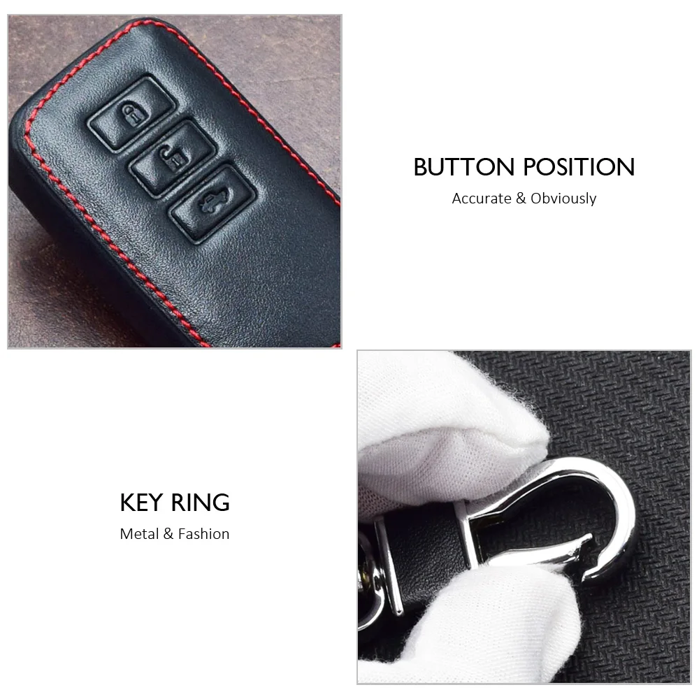 Чехол для ключей из натуральной кожи Lexus RX270 NX200 3 кнопки умный пульт