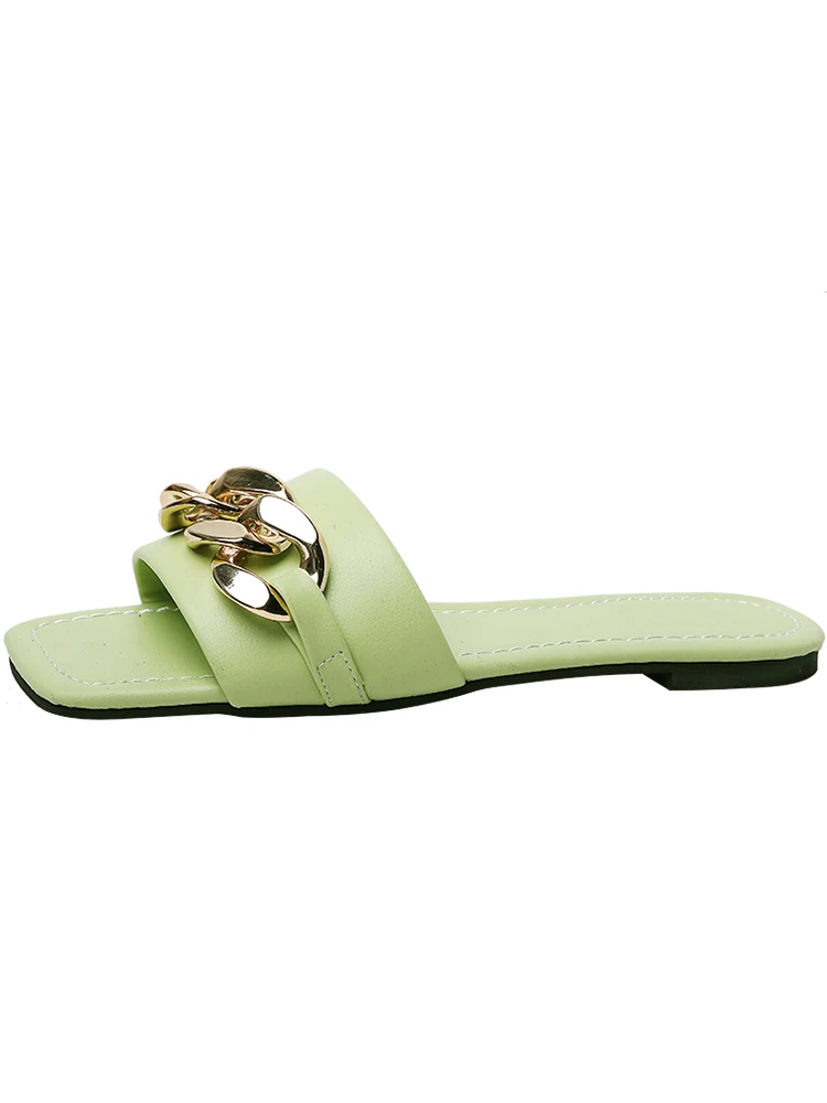 

House Slippers Platform Women Luxury Shoes Slides Pantofle Rubber Soft Designer Summer 2021 Flat Basic Concise Fashion PU