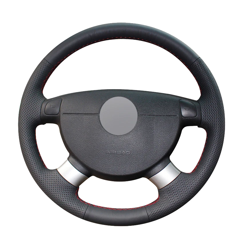 Черные сапоги из натуральной кожи чехол рулевого колеса автомобиля для Chevrolet Lova