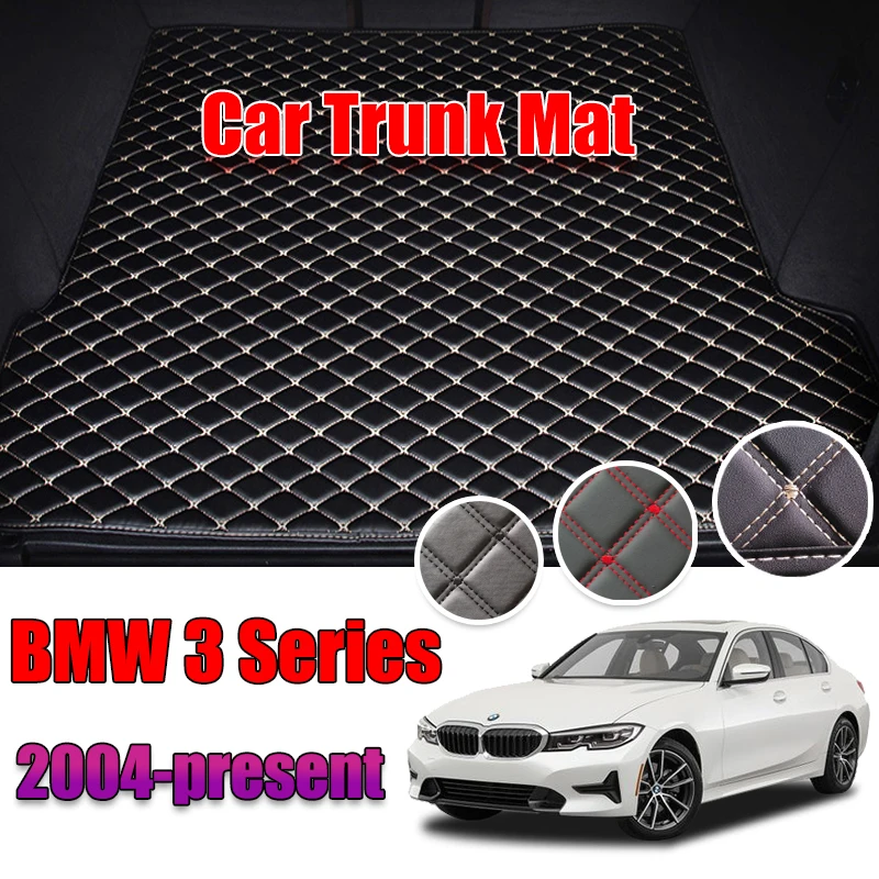 

Leather Car Trunk Mat BMW E90 F30 G20 Carpet Tail Cargo Liner For BMW 3 Series 2004-2020 Trunk Boot Mat 3Srieis 2011 Liner Pad