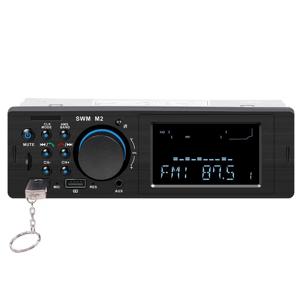 Car Radio SWM M2 Stereo MP3 Music Player FM Bluetooth USB TF AUX Head Unit BT Electronic Accessories | Автомобили и мотоциклы