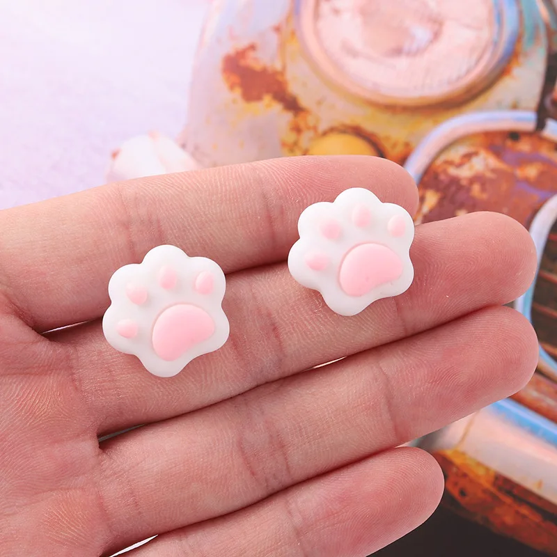

Pink Kitten Puppy Footprint Brooches Cute Animal Paw Lapel Enamel Pin Backpack Clothes Badges Fashion Jewelry Gift Wholesale
