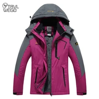 trvlwego skiing jacket trekking women men waterproof fleece snow thermal coat for outdoor hiking mountain snowboard clothes