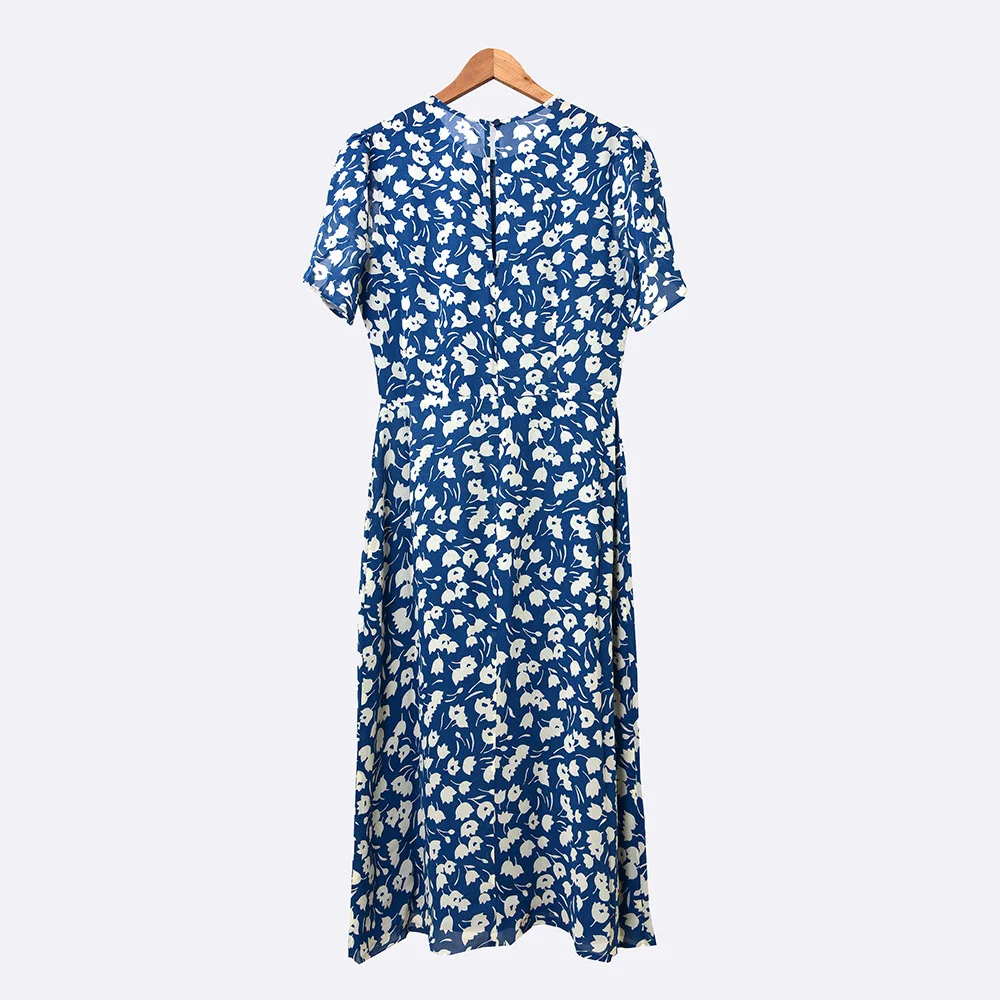 Женское платье Весна/Лето 2020 новое модное повседневное Цветочное с коротким