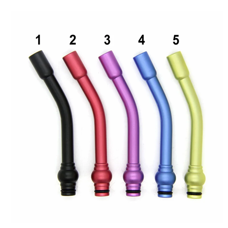 Small Waist Tower Shape Алюминиевый 510 длинный тип Насадка для капельного наконечника Drip Tip для Uwell Crown 4 IV/Uwell Valyrian/OFRF Gear RTA.