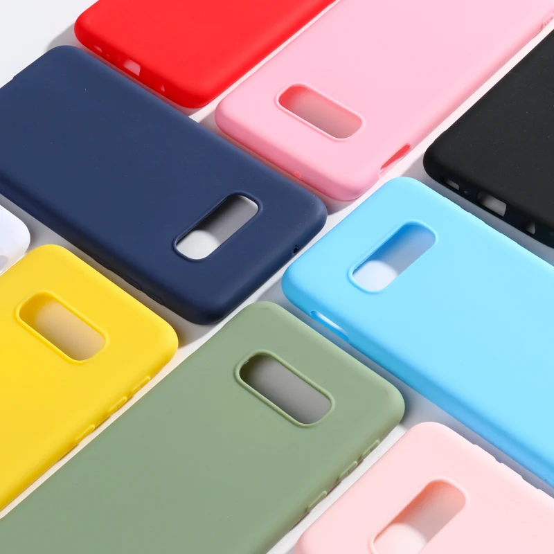 Чехол для Samsung Galaxy S10e чехол карамельного цвета мягкий телефона S10 Lite e силиконовые