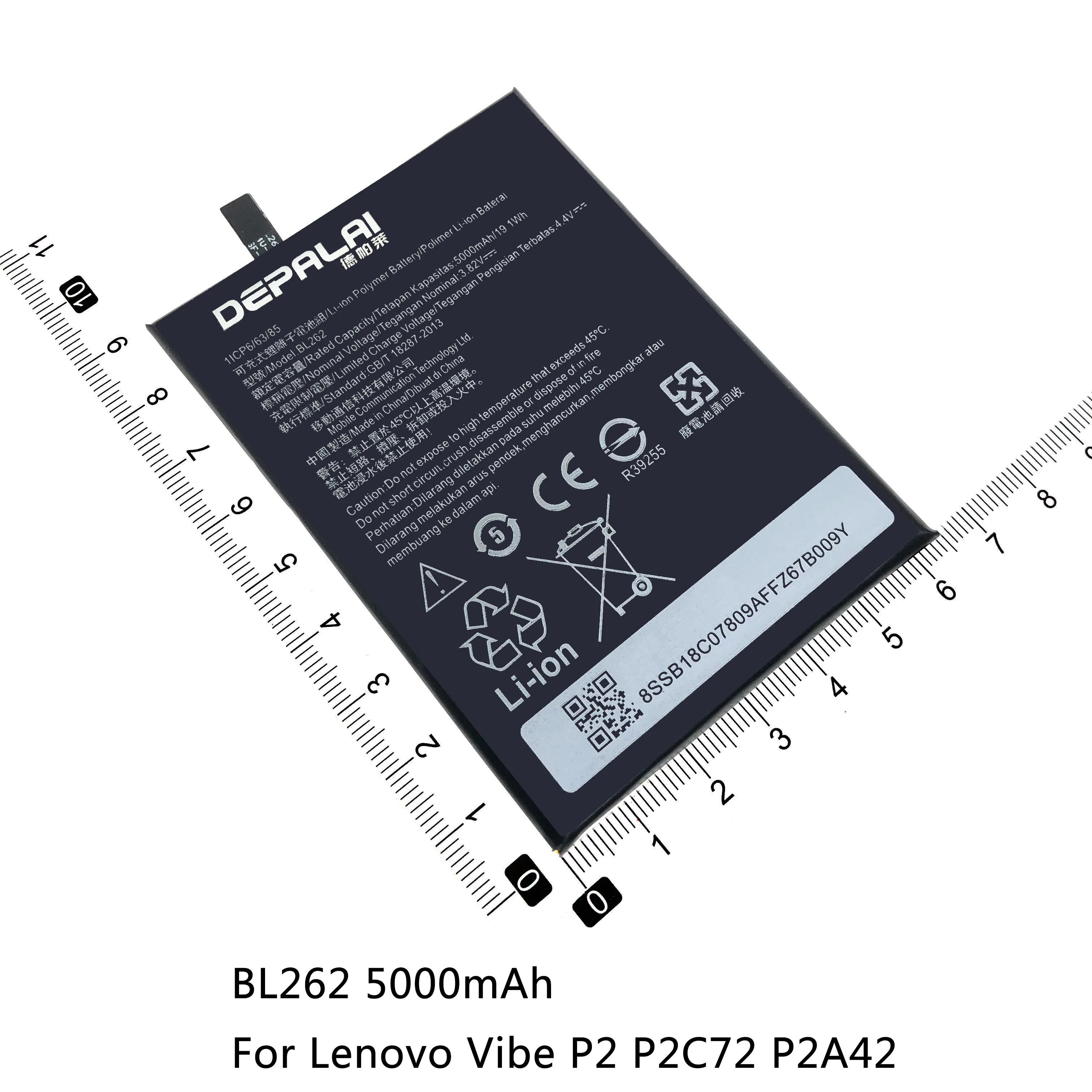 Аккумулятор для Lenovo VibeP2 P2a42 P2a40 P2c72 ZUK Z2 pro K6 G G5 Plus A5 L18011 XT1662 MOTO XT1663 | Мобильные