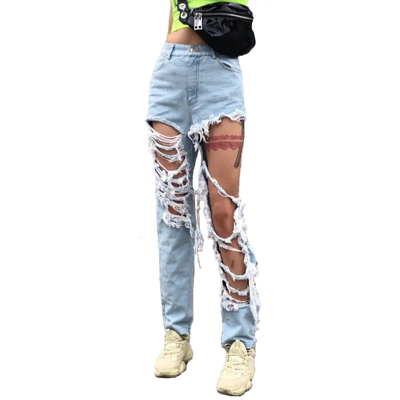 Женские сексуальные джинсы с завышенной талией женские универсальные большими
