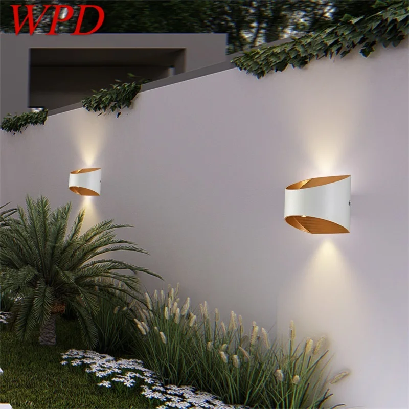 

WPD Waterproof Wall lights Outdoor Modern Patio Wall Sconce 220V 110V New Design For Home Porch Balcony Courtyard Villa