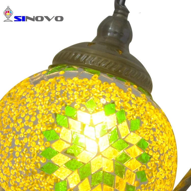 Современная антикварная дизайнерская осветительная причудливая мозаичная