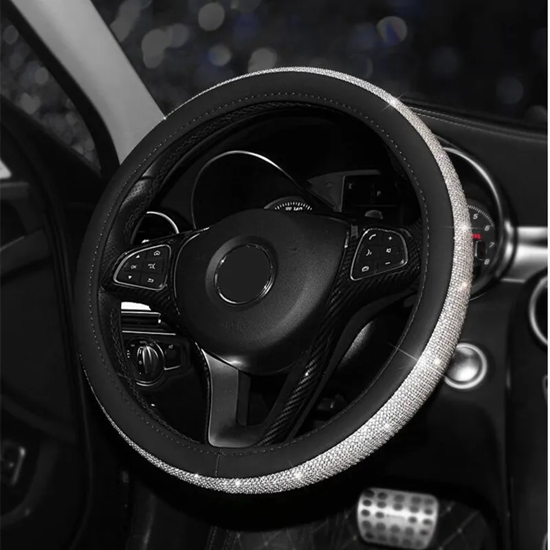 2019 горячая распродажа дешевые украшения для салона автомобиля крышка рулевого