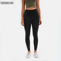 senselink womens summeryoga fitness pants with high waist and naked feeling and no trace of skin friendly running fitness pants