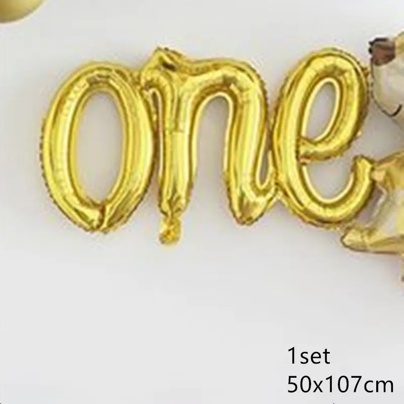 10 шт., 12 дюймов, 1 год, 1 латексные шары, первый ребенок, мальчик, девочка, день рождения, украшения, принадлежности, розовый, синий, детский душ - Цвет: as picture