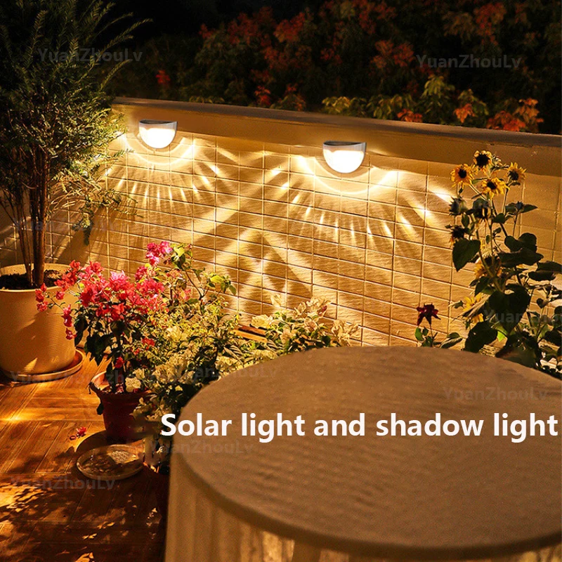 

СВЕТОДИОДНЫЙ Уличный настенный светильник на солнечной батарее, водонепроницаемый ночсветильник для сада, лестницы, лампа на солнечной ба...