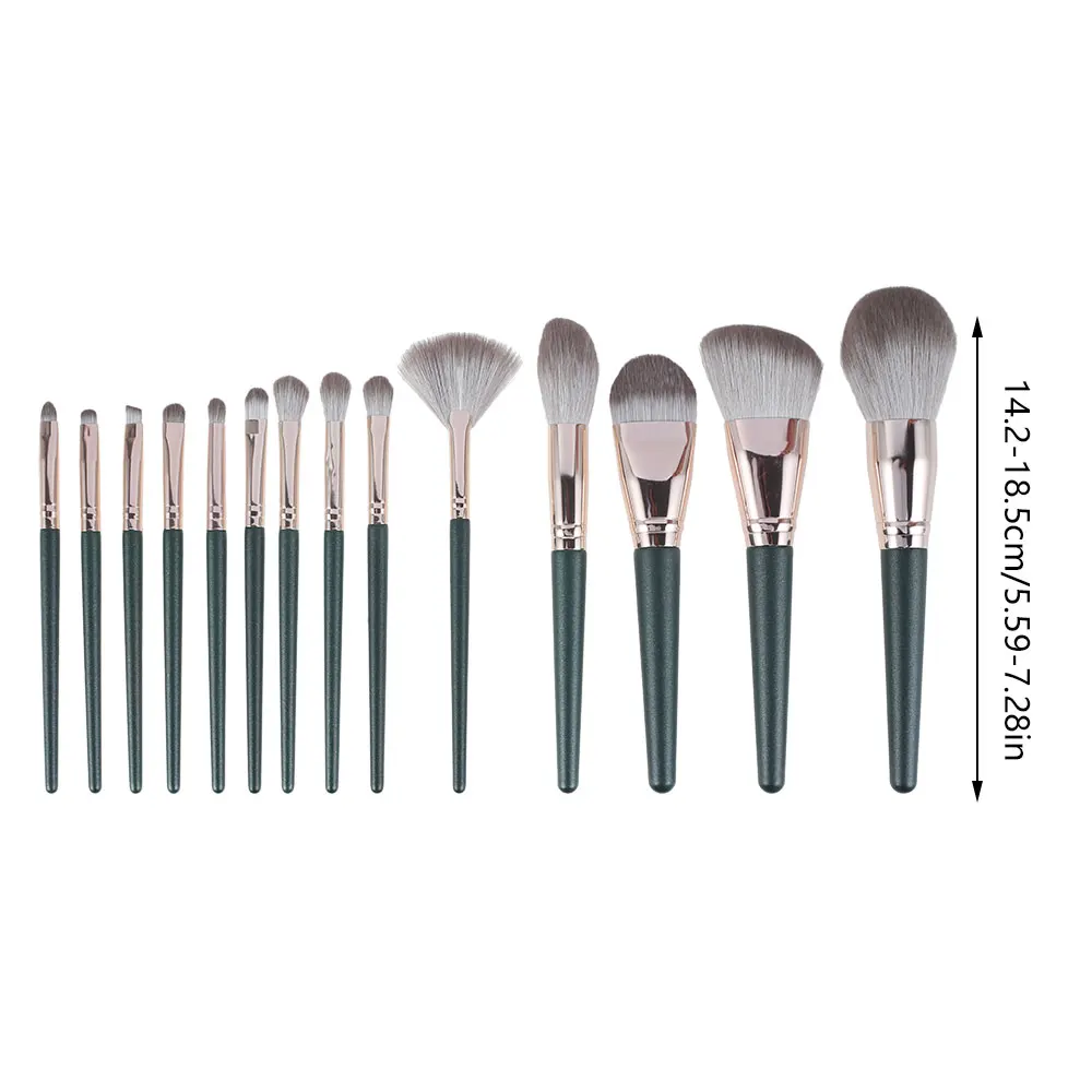 

14 Pcs Makeup Brushes Tool Set Cosmetic Powder Eye Shadow Foundation Blush Blending Beauty Make Up Brush Maquiagem 2021 New