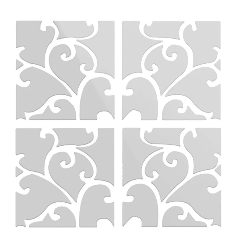 Зеркальная акриловая Наклейка на стену 25x100 см|Наклейки стену| |