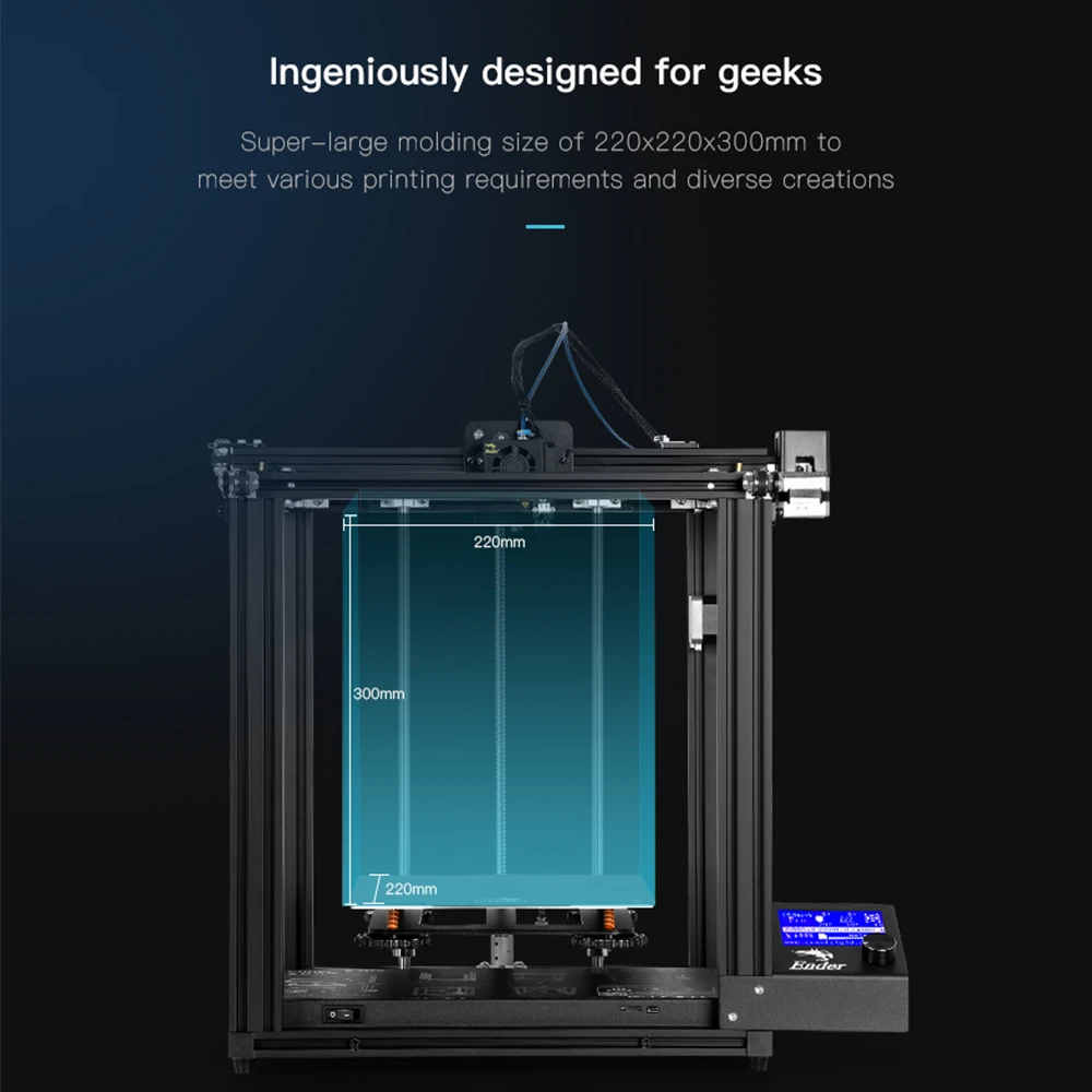Creality 3D Ender 5 Pro Высокая точность принтеры DIY Kit с обновлением бесшумный материнская