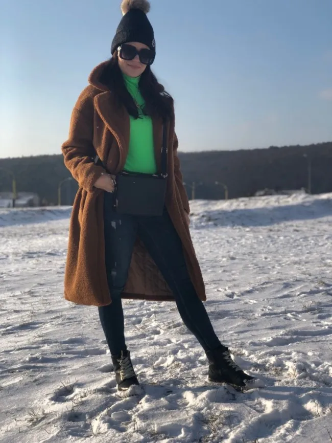 Зимнее пальто из искусственного меха для женщин, большие уличные куртки и пальто для девочек, пальто из овечьей шерсти, пальто из искусственного меха, cwf0004-5