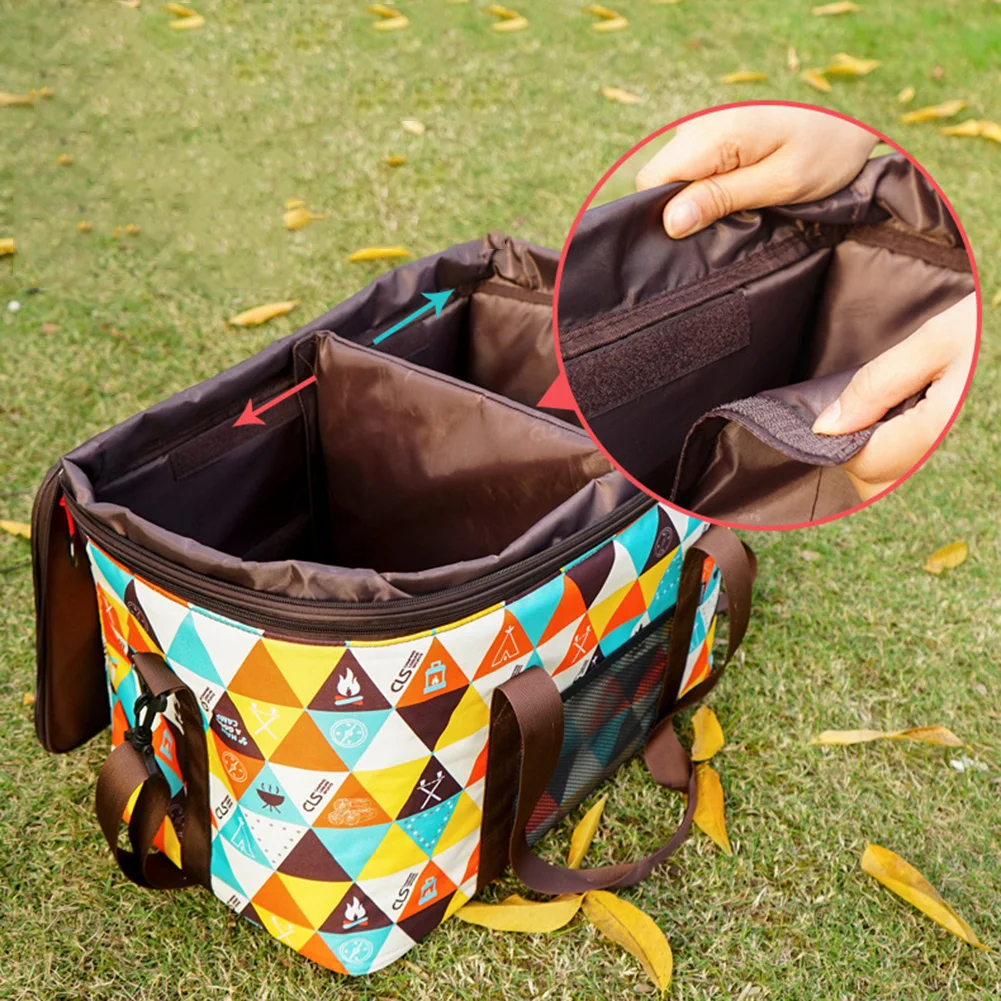 

Travel Bag with Adjustable Shoulder Strap 50-60L Expandable Storage Case for Picnic Camping Accessories