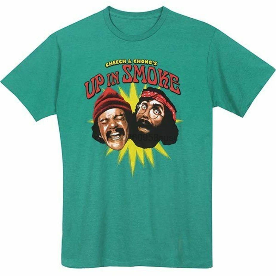 Cheech And Chong Up In Smoke Funny Movie Мужская футболка толстовка футболка|Мужские футболки| |