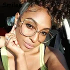 Металлические очки кошачий глаз, прозрачные очки в золотистой оправе, Модные оптические очки с прозрачными линзами для женщин и мужчин, поддельные очки для женщин, UV400