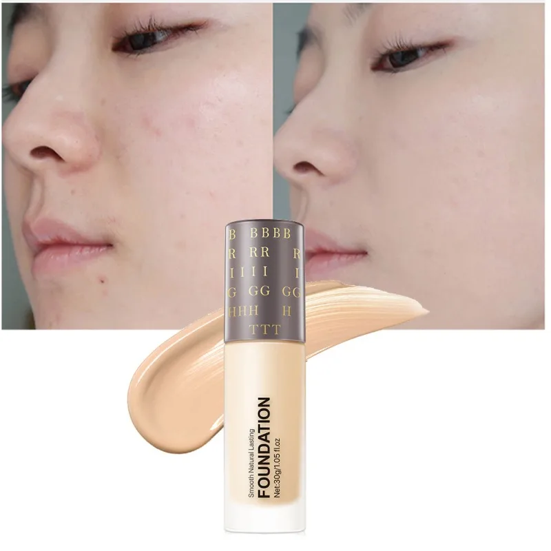 Жидкая основа для макияжа лица жидкий маскирующий макияж крем стойкий