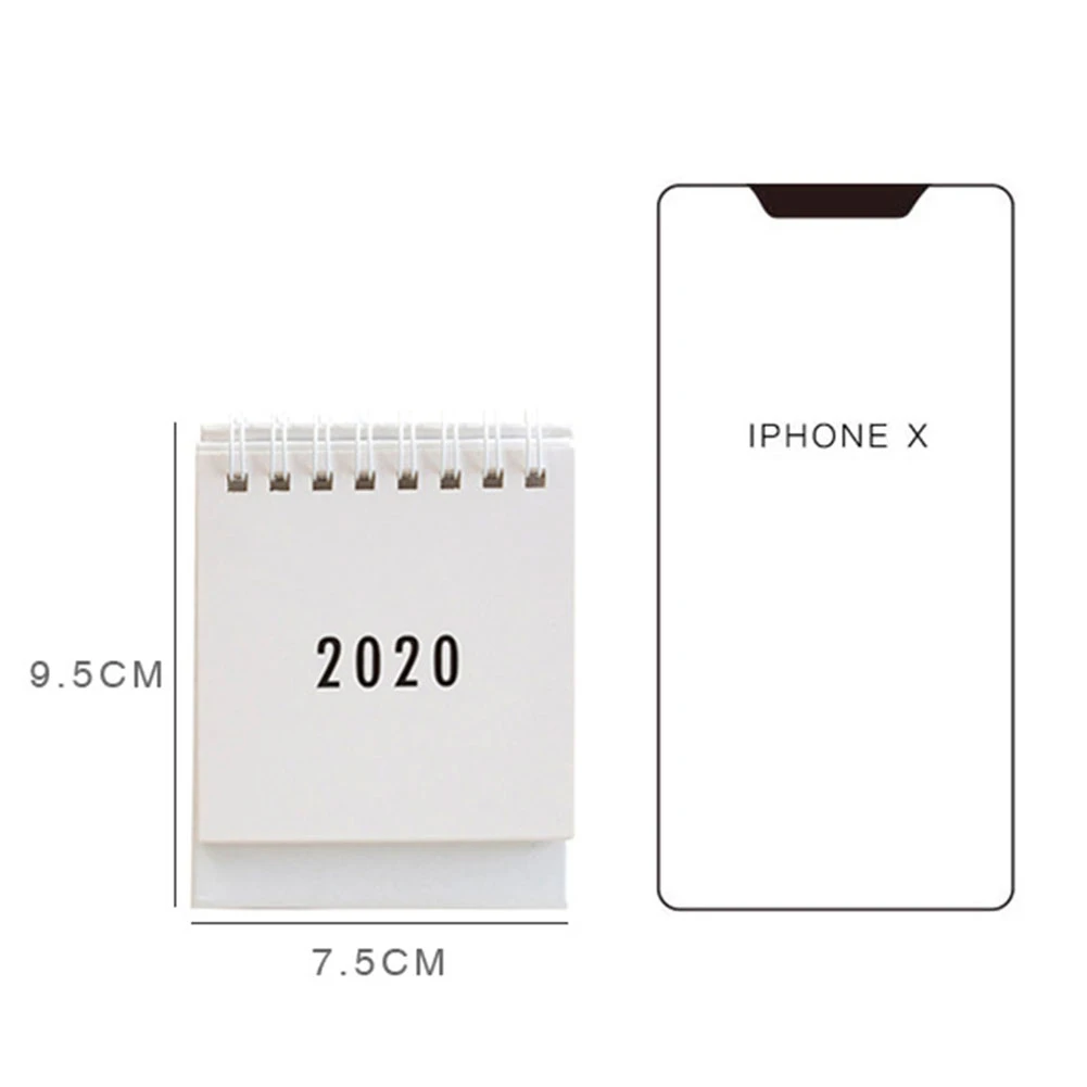 Настольный бумажный мини-календарь 2020 настольные календари Органайзер на