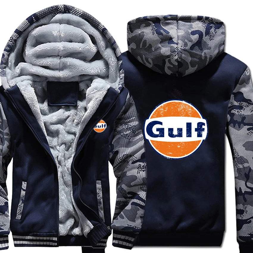 

2021 New Winter Man GULF Hoodies Camouflage Sleeve Jacket Hooded Fashion Men Fleece Long Sleeve Sweatshirts