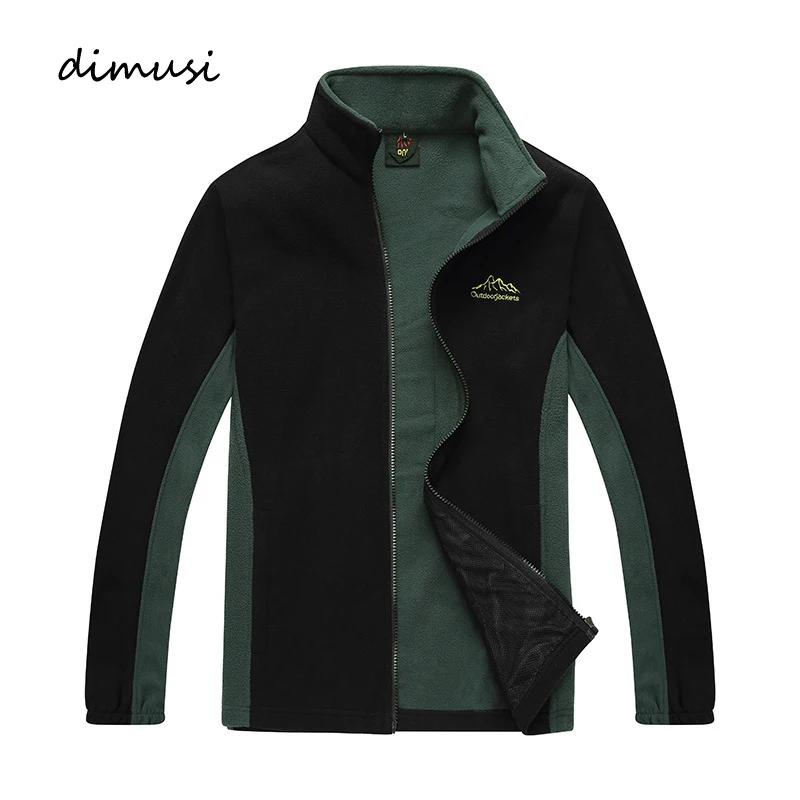 

DIMUSI Winter Fleece Jackets Men Warm Tactical Softshell Windbreaker Coats Outwear Tourism Army Bomber Jackets Man Clothing