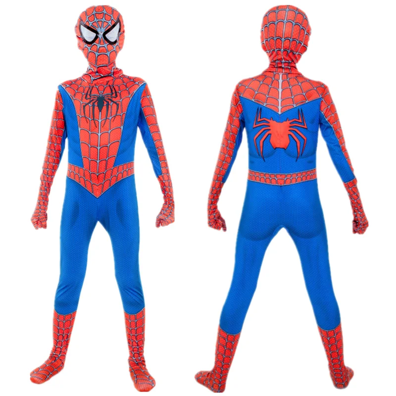 От 4 до 12 лет Детский костюм Человека паука/Веном/Дэдпул/Черная пантера косплей