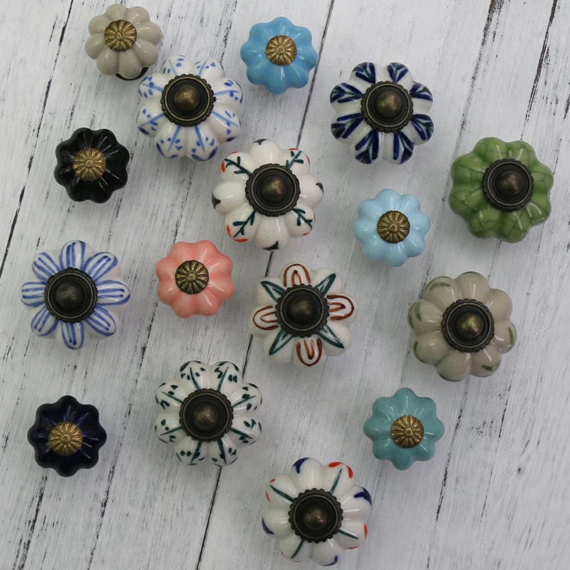 1 шт. Винтаж Цвет мульти Разработанный Керамика винного шкафа ящика детская Dressser